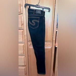Silver Jeans Co. Suki High Super Skinny Jeans. Women’s W31 L31, Dark wash